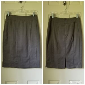 H&M grey pencil skirt